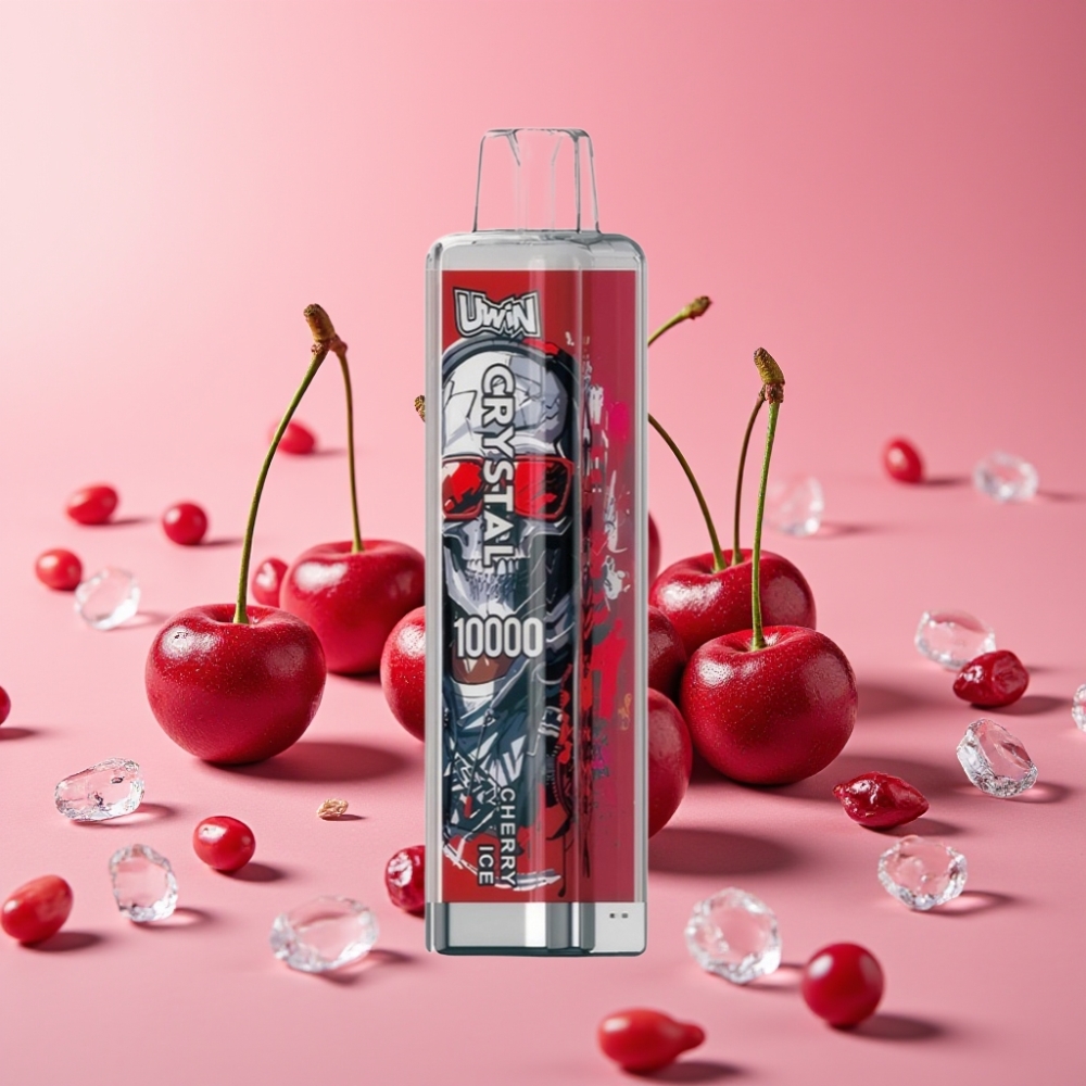 UWIN Crystal 10000 - Cherry Ice: Inovacija v svetu elektronskih cigaret